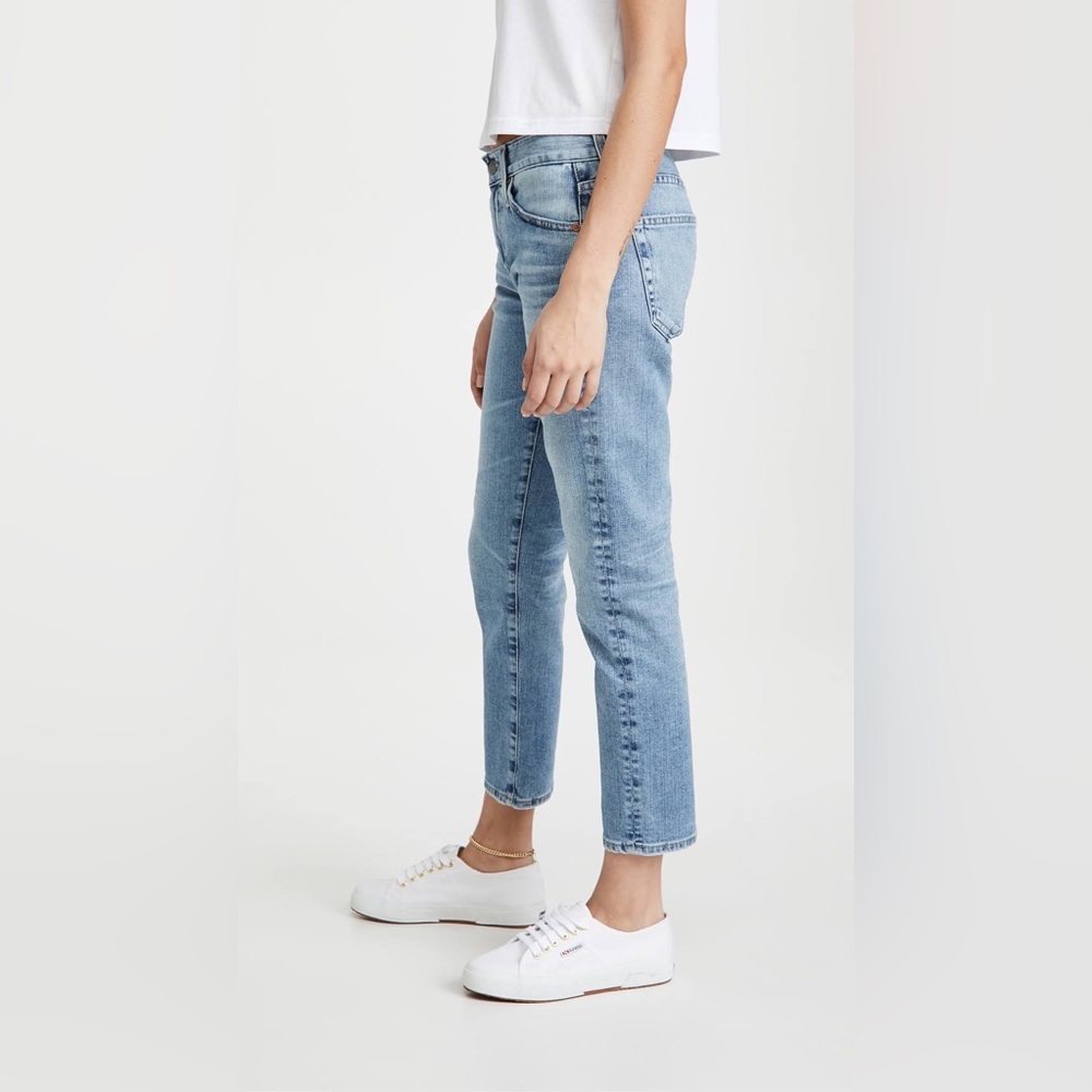 AG Adriano Goldschmied The ex-Boyfriend Slim Light Blue Straight-Leg Jeans